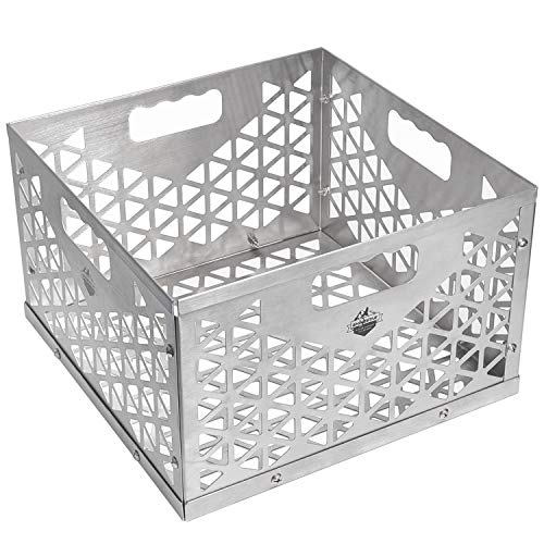 SHINESTAR Charcoal Basket for Oklahoma Joe’s, Stainless Steel Charcoal