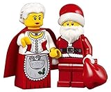 LEGO Holiday Creator Set of 2 Minifigures - Mrs. Claus and Santa with Red Sack (10245)