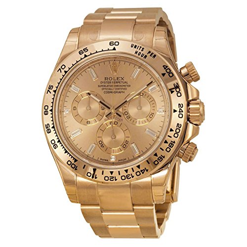 Rolex-Daytona-Cosmograph-Baguette-Diamond-Dial-18kt-Everose-Gold-Automatic-Mens-Watch-116505PKDO