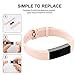 iGK Replacement Bands Compatible for Fitbit Alta and Fitbit Alta HR, Newest Adjustable Sport Strap Smartwatch Fitness Wristbands Pink Small