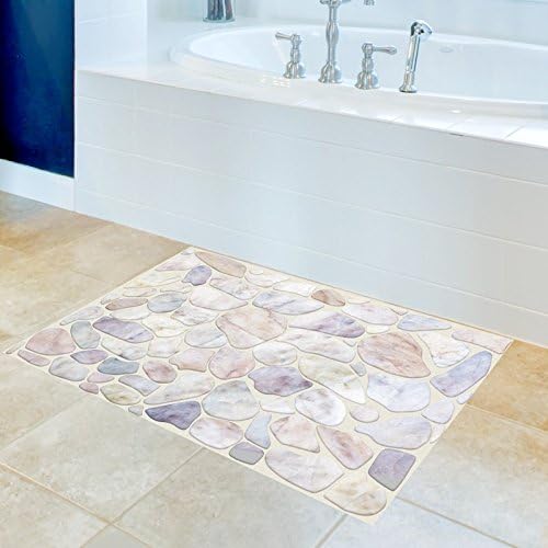 Hongrun The gravel road posters creative 3D tile decorations to fit snugly against the walls of the toilet the kitchen floor wall paper self-adhesive 58 * 87cm