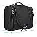 Travel Toiletry Bag Waterproof Dopp Kit Bathroom Storage Organizer with Hanging Hook for Men Women Toiletries and Travel Accessories, Large Capacity (Black)