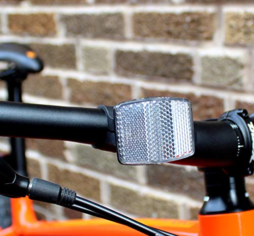 MBP Bicycle Front & Rear Reflector Kit Bracket for Handlebar and Seatpost and Bolt on for Racks or Fenders