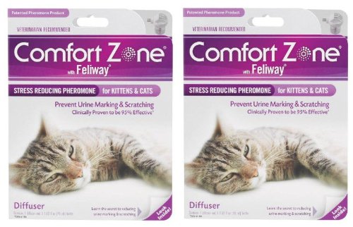 Comfort zone with feliway 2-pack cat diffusers
