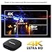Kingbox Android TV Box, K2 Android 7.1 Box with 2GB RAM 16GB ROM Support Bluetooth 4.0 / H.265 / 4K Ultra HD / 3D / 2.4GHz WiFi Android Smart TV Box, Free Mini Keyboard [2018 Latest Version]
