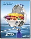 Magma Products, 10-466 Radiant Plate Assembly, A10-105 / A10-205 Marine Kettle Gas Grill, Replacement Part