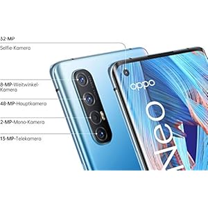 OPPO Find X2 Neo - Smartphone 256GB, 12GB RAM, Single Sim, Starry Blue - immagine 4