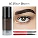 Red&Black Waterproof Eyebrow Tint Gel Kit, Long Lasting Brow Color Gel Mascara for Eyebrow Makeup,Flake-proof,Smudge-proof, 12ml Light Brown