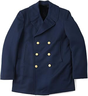Vintage US Coast Guard Reefer Peacoat 