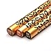 CCbeauty 1pc Waterproof Long Lasting Leopard Eyeliner with Brush Eyebrow Pencil Comestic Makeup Tool,#3Dark Brown