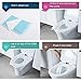 Toilet Seat Covers, ParKoo Disposable Paper Toilet Seat Cover 10 Packs (40-Count) Travel Essential, Flushable