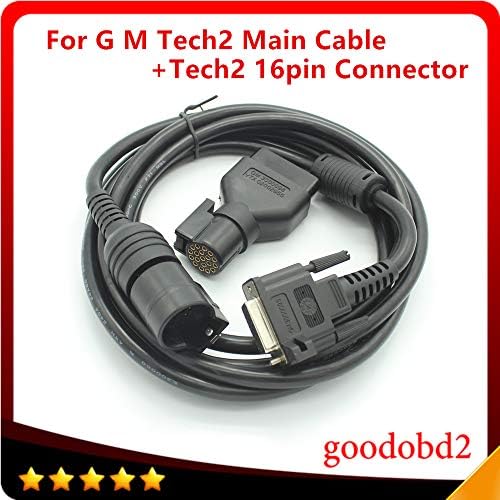 Westsell For TECH2 Diagnostic Tool 16 PIN Adaptor TECH 2 Scanner Tools VETRONIX TECH2 Main Test Cable with Car OBD2 16PIN Connector