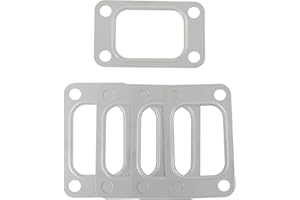 PTNHZ 5 Pcs Stainless Steel Turbo Turbine Inlet Manifold Gasket for T3 T34 T35 T38 GT35 GT35R