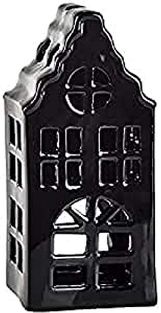 Comarco Sa Black ceramic house 17 cm