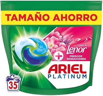 PODs Platina, Detergente Líquido Em Cápsulas Frescura Sensações Cápsulas, 35 Lavagens