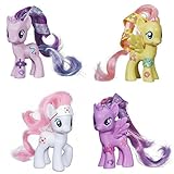 My Little Pony Friendship is Magic Set of 4 Starlight Glimmer, Fluttershy, Nurse Red Heart Pony & Twilight Sparkle Figure Set