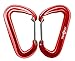 Raqpak Wiregate Carabiner Lightweight and Very Strong Aluminum Material (Red, Small)