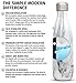 Simple Modern 25 Ounce Wave Water Bottle - Stainless Steel Double Wall Vacuum Insulated Metal Reusable - Leakproof Pattern: Carrara Marble