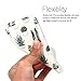 iPhone X case, Sankton Slim-Fit Anti-Scratch Shock-Proof Anti-Finger IMD Soft TPU cover with Design Pattern for iPhone X 2017 (Cacti)