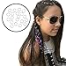 Braid Rings for Hair and Dreadlocks, 20 pieces of Silver Loops Jewelry