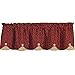 Park Designs Apple Jack Scallop Valance, 58 x 15