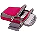 Yodo Running Sport Armband with Key Holder,2 pouches Fits for iPod Nano/Cell Phone iPhone7/8/6S/6/Samsung Galaxy S5 S6 S7 Edge for Workout Exercise Gym Jogging Walking Biking Riding,Rose