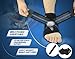 Ankle Brace Support by Motion Infiniti - Adjustable & Breathable with Strap - Premium Quality, Sprains Prevention, Injury Recovery & Performance Enhancement -FREE $5 Gift - 100% Money Back Guarantee!