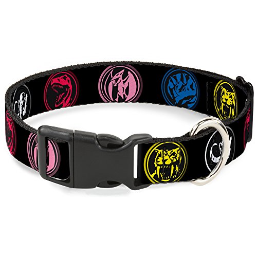 Buckle-Down "Power Rangers in Action It's Morphin TIME Green/Gray Breakaway Cat…