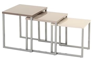 Lot De 3 Tables Basses Gigognes Utilisation Intérieure Et