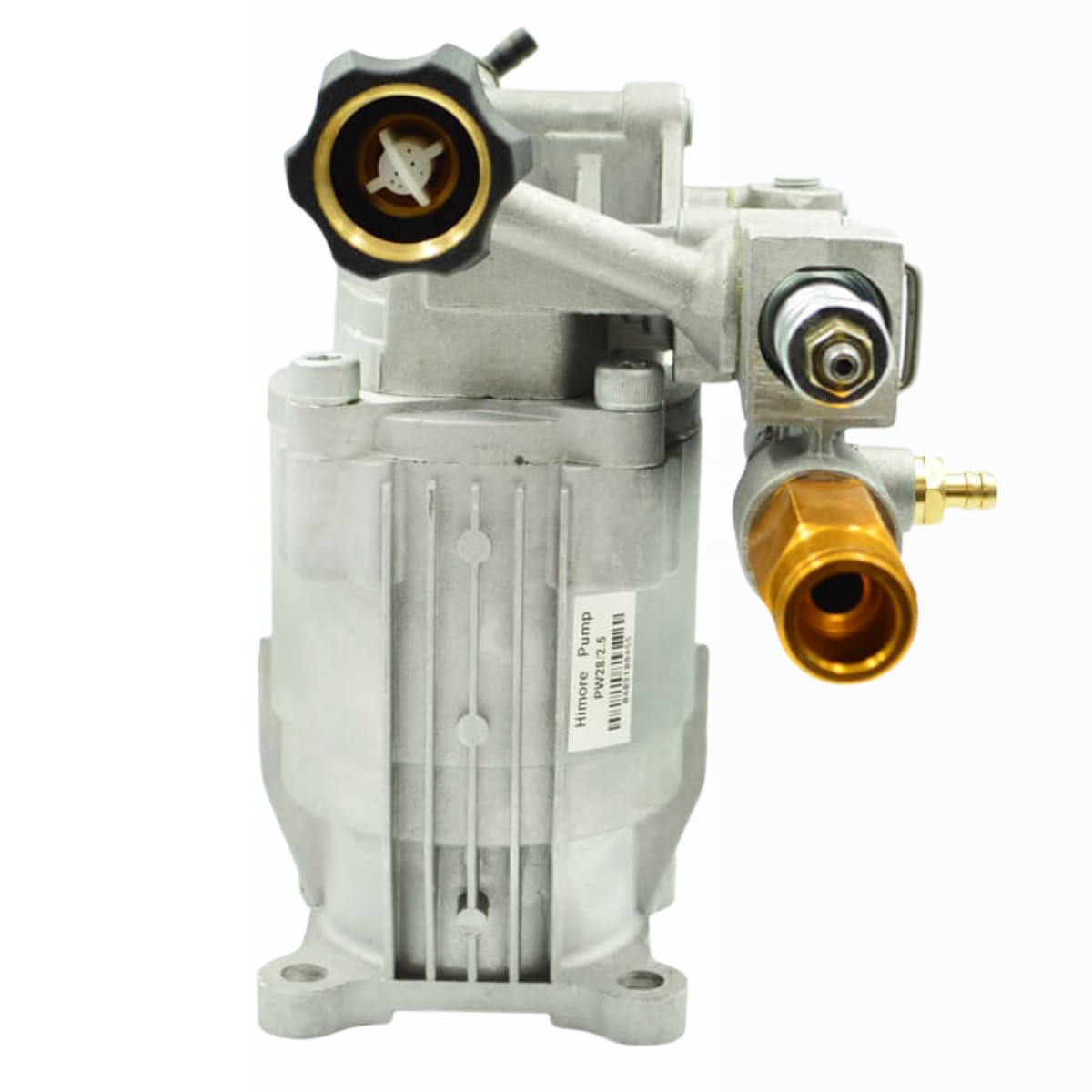 Horizontal Pressure Washer Pump Replacement 3000 PSI 200 Bar, Power Washer Pump for 6.5 HP Petrol Engine, 8.5 L/min Aluminium Head Pump for Petrol Pressure Washers – PW28/2.5 Waspper
