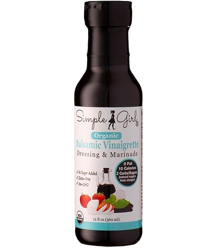 Amazon.com : Simple Girl Organic Sweet Vinaigrette Sugar-Free Salad Dressing  - 12 oz - Certified Organic - Kosher - Gluten Free - Vegan - Carb Free -  Fat Free - Low Calorie Diet Friendly : Grocery & Gourmet Food