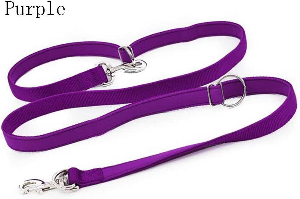 Itenqi Hands Free Dog Leash,Double-Headed Traction Rope Multifunctional Dog Training Leads,Strong and Durable Nylon for Puppy,Medium & Large Dogs