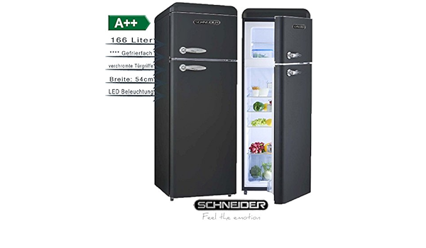 Schneider sl210b Retro Diseño nevera y congelador Combinación ...