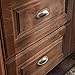 Franklin Brass Contemporary Cup (25-Pack) Cabinet Handles 3' Hole Center Satin Nickel Kitchen Drawer Pulls Dresser, Furniture Hardware P34702-SN-B