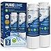PURELINE NSF & WQA Certified UKF8001 Refrigerator Water Filter, Replacement for Maytag UKF8001P, Whirlpool EDR4RXD1, EveryDrop Filter 4, PUR 4396395 Puriclean II, UKF8001AXX-200, 469006 (Pack of 2)