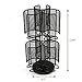 Mind Reader 2-Tier Tassimo Coffee Storage Carousel Rack, Black