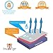 Soft Waterproof Fitted Quilted Crib & Toddler Mattress Protector Silent Pad Cover From Bamboo by Bow-Tiger
