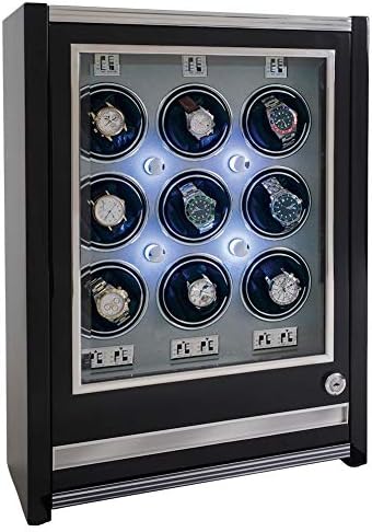 Rapport Paramount Ebony Nine Watch Winder