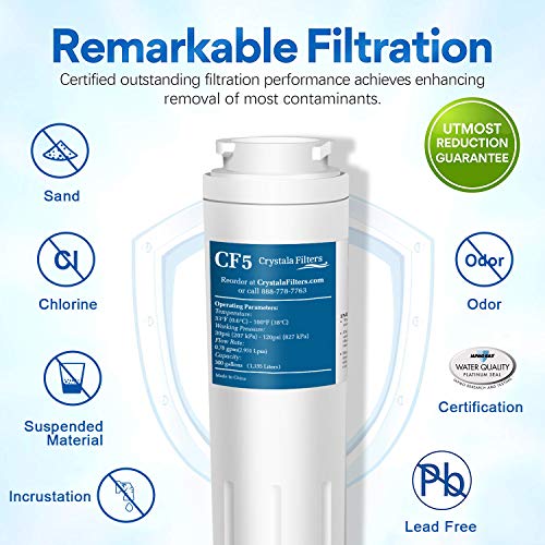 2 Refrigerator+Replacement+UKF8001AXX+Crystala+Filters