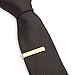 GQ The 3 Pc Tie Bar Set Pinch Clasp 1.1 Inch for Trendy Skinny Ties, Silver, Gold Tone and Black Gift Boxed