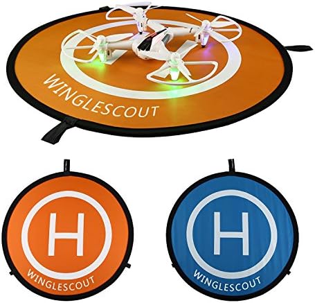Drone Landing Pad, Cellstar 75CM (29.52") Universal Portable Fast-Fold Landing Pad with Carrying Case and Fixed Nails for RC Drones Helicopter and Quadcopter