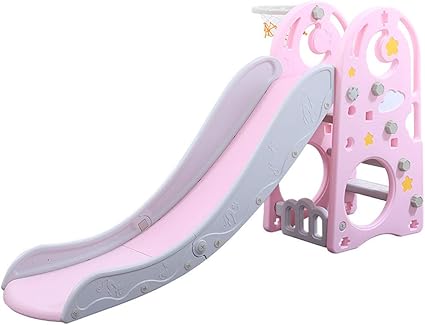 Kunststoff Kinderrutsche Gartenrutsche Kleinkinderrutsche Rutschbahn Kinderspielplatz Fur Indoor Outdoor Garten Kinder Spielplatz Amazon De Sport Freizeit