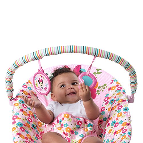 Disney Baby Minnie Mouse Perfect Vibrating Bouncer, Pink