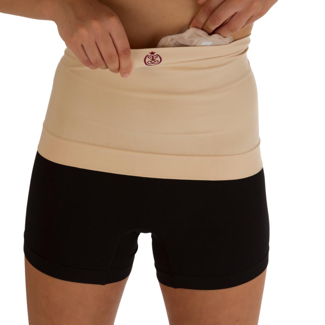 Comfizz 10" Waistband with Silicone, Level 1 Support (M/L,Neutral)