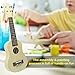 DIY Ukulele Kit Build Your Own Soprano Ukulele Kit Handmade 21 Inch Hawaii Ukulele DIY Kit for Boys Girls Kids Teens Adults Beginners Amateur School Project Art Project
