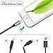 YOKERSU Phone Charger 3PACK 6Feet Extra Long Nylon Braided Charging Cable Cord to USB Cable Charger Compatible with iPhone X/8/7/6S/6/Plus/5S/SE/5C/iPod/iPad
