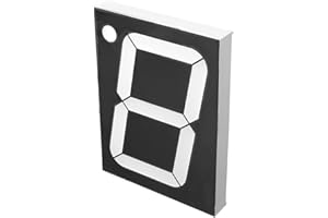 Othmro 1pcs Common Anode LED Display Digital Tube 1 Bit 7 Segment Black 10Pin with a Good Uniform Light Output