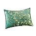 ALASKA BEAR Luxury Silk Pillowcase for Beauty Sleep, Genuine 22 Momme Mulberry Silk Pillow Case Slip for Room Decor, Cherry Blossom Floral Pattern Printed, Queen Size (1pc, Gift Box)