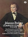 Complete Concerti in Full Score (Dover Music Scores) by Johannes Brahms