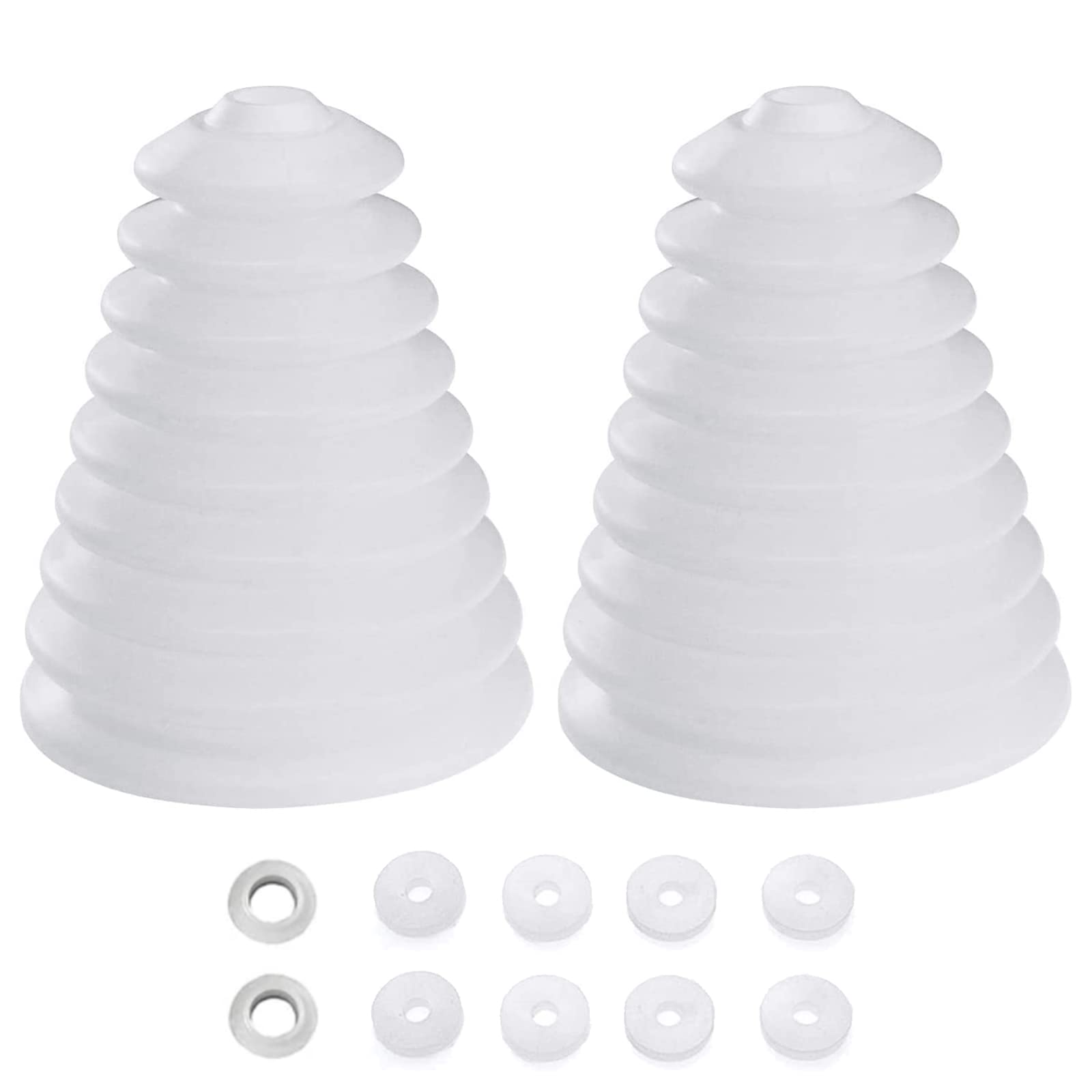 Electric Hammer Dust Cover 2 PCS Electric Hammer Drill Dust Collector Lengthened Flexible Impact Drill Dust Cover Dustproof Durable Simple Sealing Electric Tool Accessories, 8 Rubber Ring and 2 Aprons